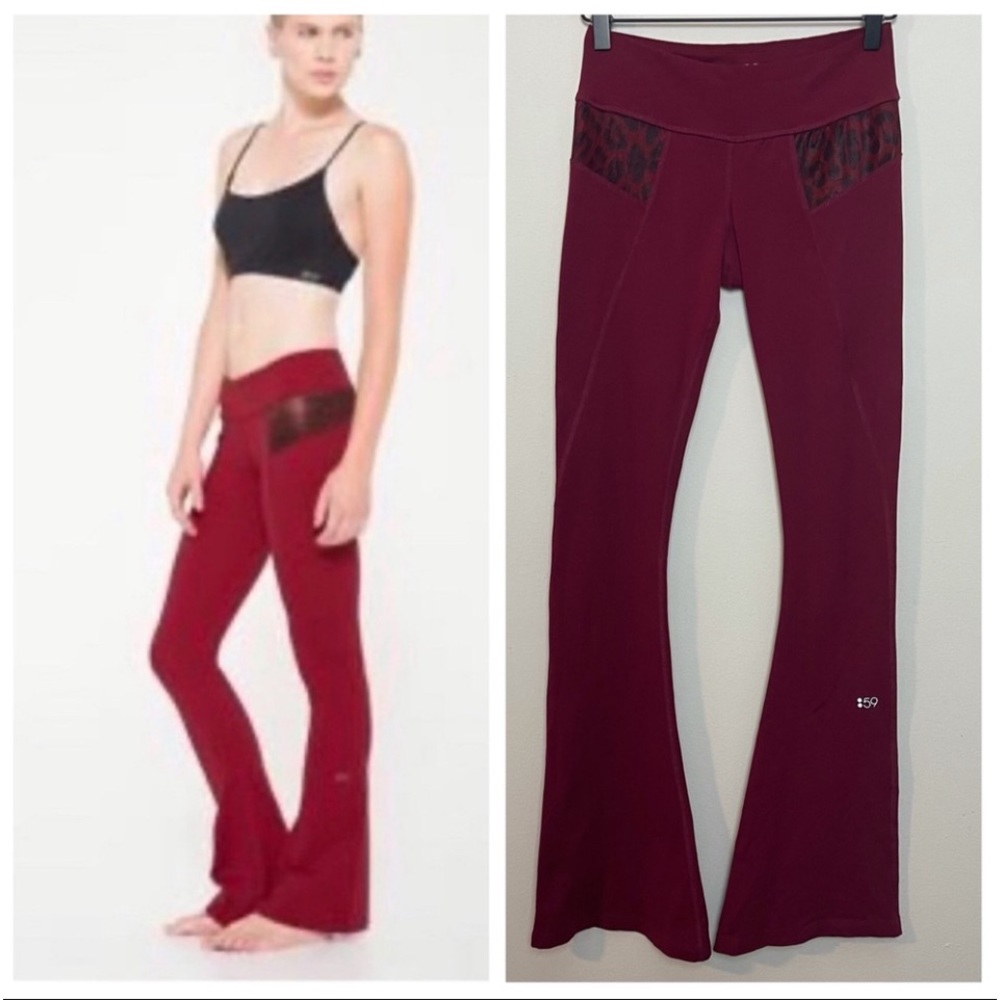 SPLITS59- Raquel Flared Leggings Liquid Cheetah